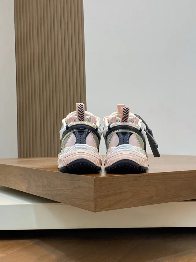 Off-White Runner Zapatillas Chunky Rosa Pastel 8