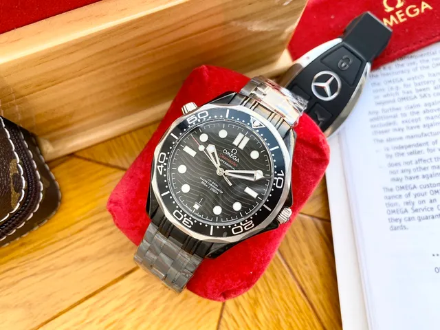Omega Seamaster Professional Cadran Noir Acier Inoxydable Montre Mécanique 8