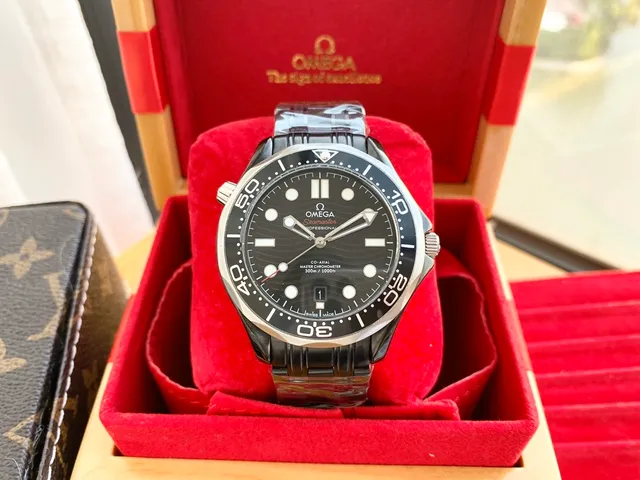 Omega Seamaster Professional Cadran Noir Acier Inoxydable Montre Mécanique 9