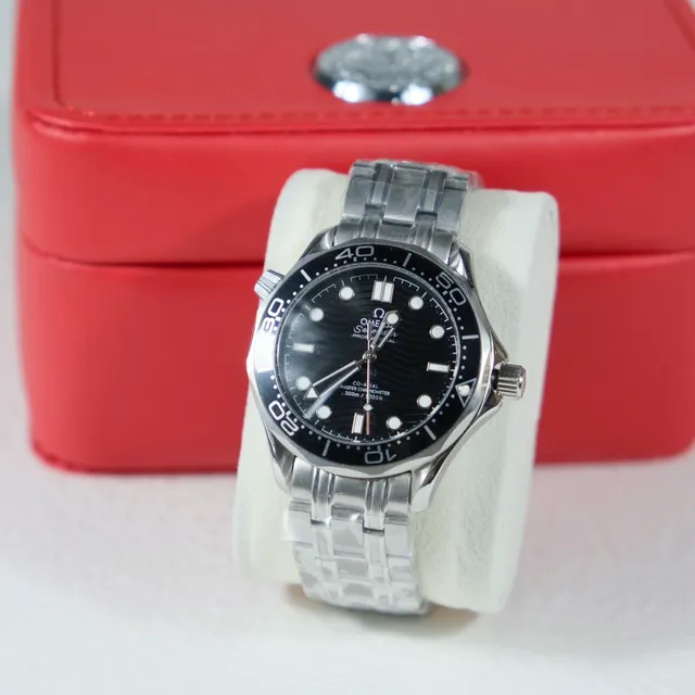 Omega Seamaster Professional কালো তরঙ্গ ডায়াল যান্ত্রিক ঘড়ি 5