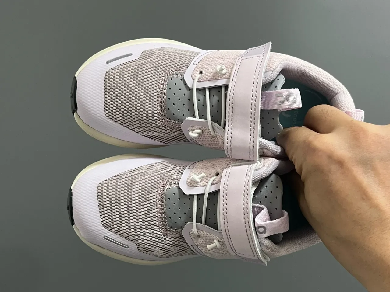 On Cloudmonster Vert Blanc Sans lacets Sangle Velcro Respirant Mesh Haut Sneakers Lifestyle 14