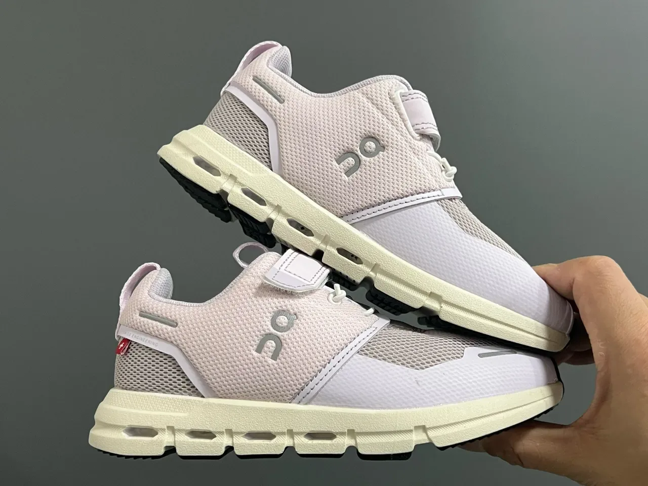 On Cloudmonster Vert Blanc Sans lacets Sangle Velcro Respirant Mesh Haut Sneakers Lifestyle 20