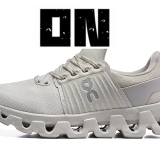 On Cloudmonster Zapatillas para correr gris claro