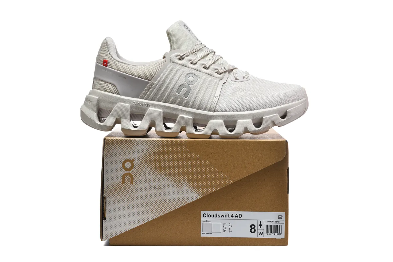 On Cloudmonster Light Gray Running Shoes 2