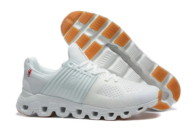 On Cloudmonster White Mint Gum Running Shoes 4