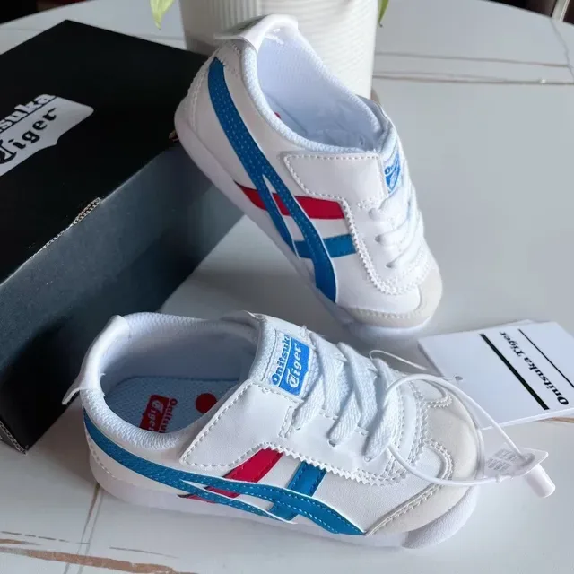 Onitsuka Tiger Mexico 66 White Pink Glitter Lifestyle Sneakers 7