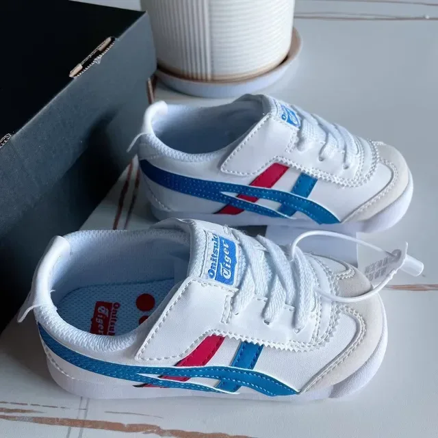 Onitsuka Tiger Mexico 66 White Pink Glitter Lifestyle Sneakers 8