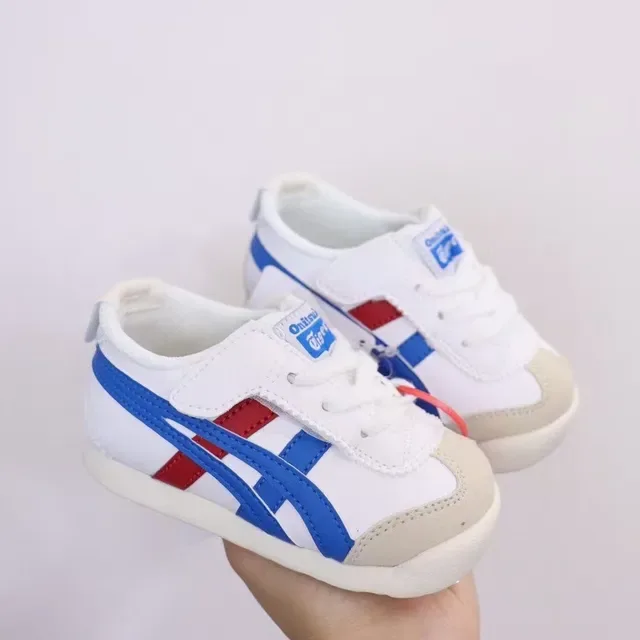 Onitsuka Tiger Mexico 66 White Pink Glitter Lifestyle Sneakers 12