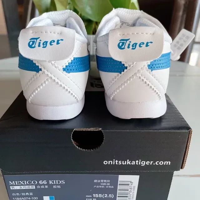 Onitsuka Tiger Mexico 66 White Pink Glitter Lifestyle Sneakers 13