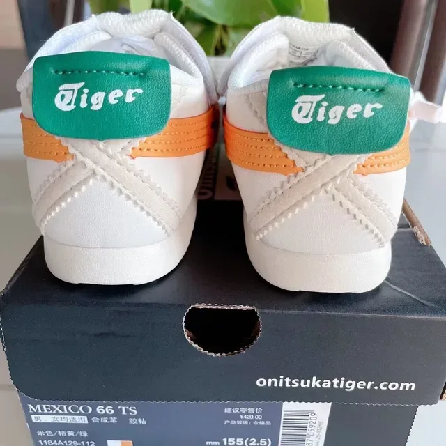 Onitsuka Tiger Mexico 66 White Pink Glitter Lifestyle Sneakers 22