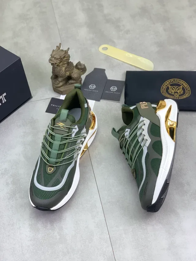 Philipp Plein Airpressure Gen.K04 Olive Green Lifestyle Sneaker 5