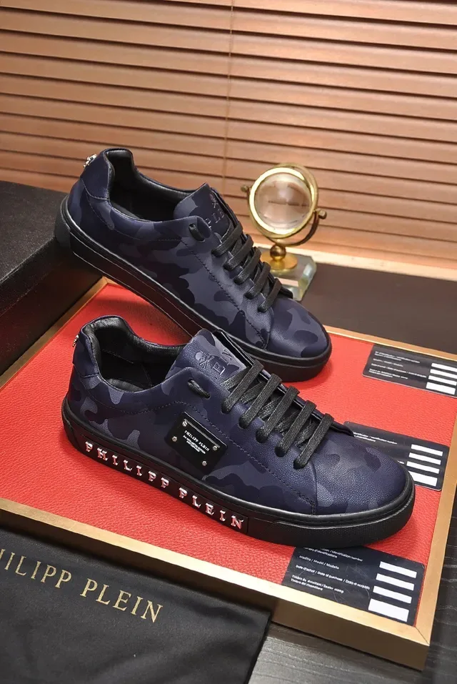 Philipp Plein Sneakers Lifestyle en Cuir à Imprimer Camo 5