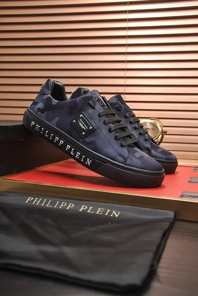 Philipp Plein Sneakers Lifestyle en Cuir à Imprimer Camo 8