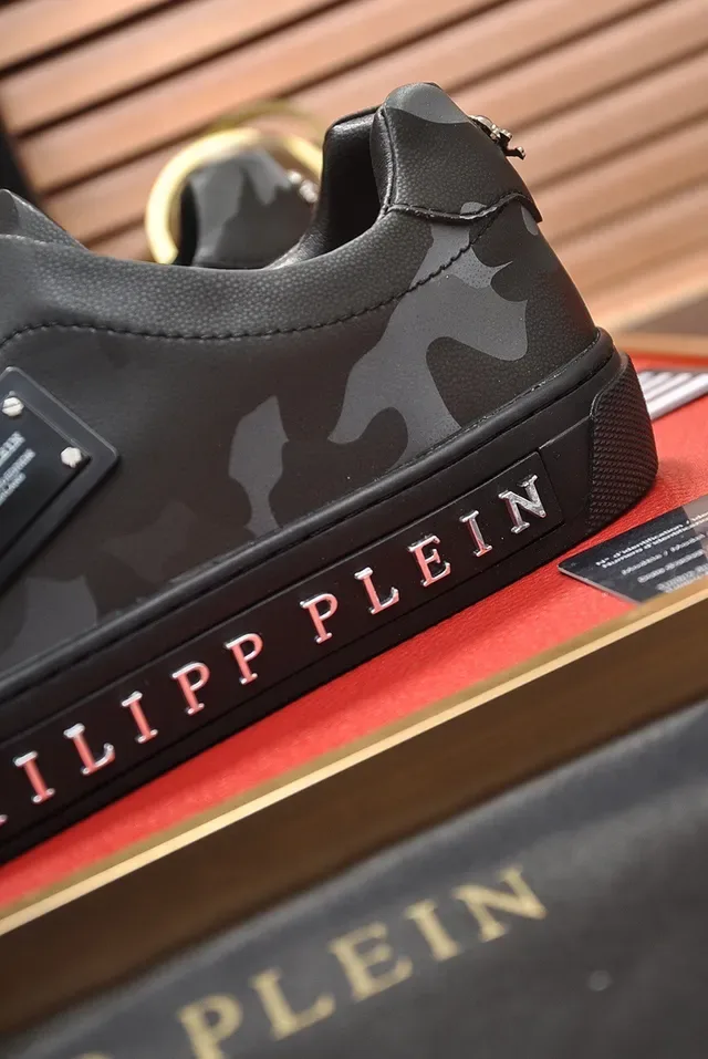 Philipp Plein Sneakers Lifestyle en Cuir à Imprimé Camouflage 2