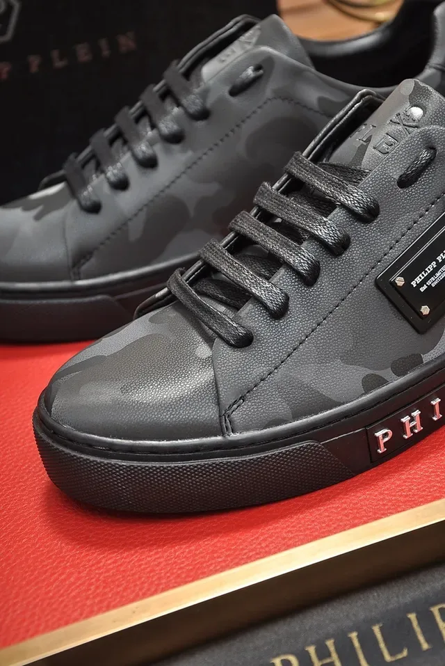 Philipp Plein Sneakers Lifestyle en Cuir à Imprimé Camouflage 3
