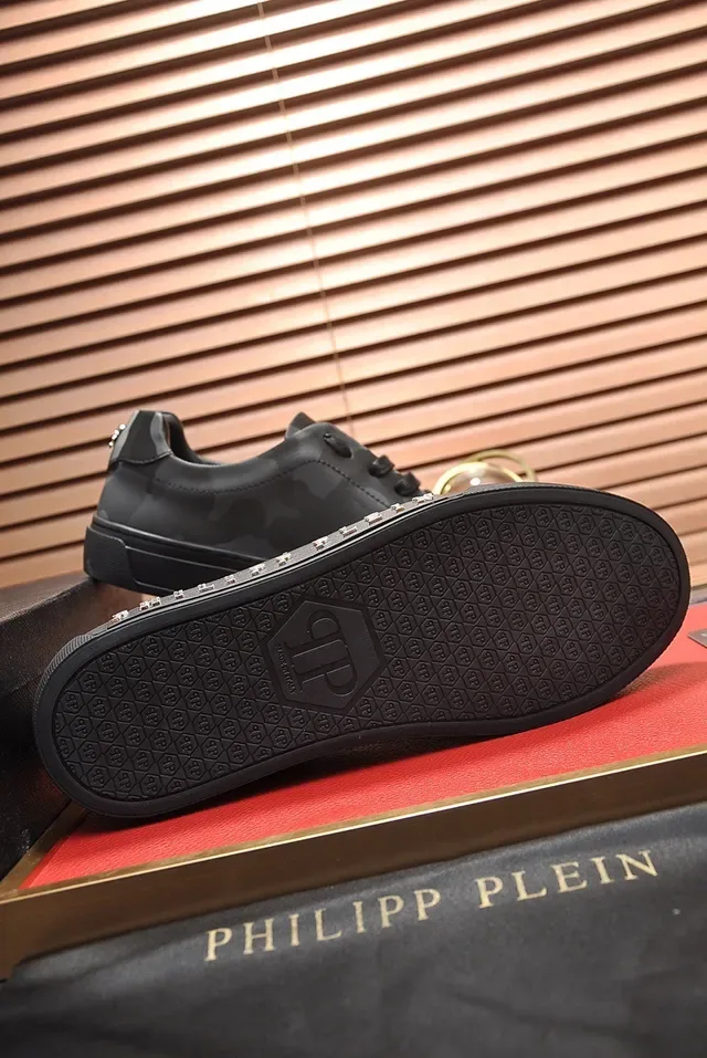 Philipp Plein Sneakers Lifestyle en Cuir à Imprimé Camouflage 4