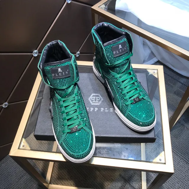 Philipp Plein Sneakers Lifestyle à Embellissement de Cristal Haut 7