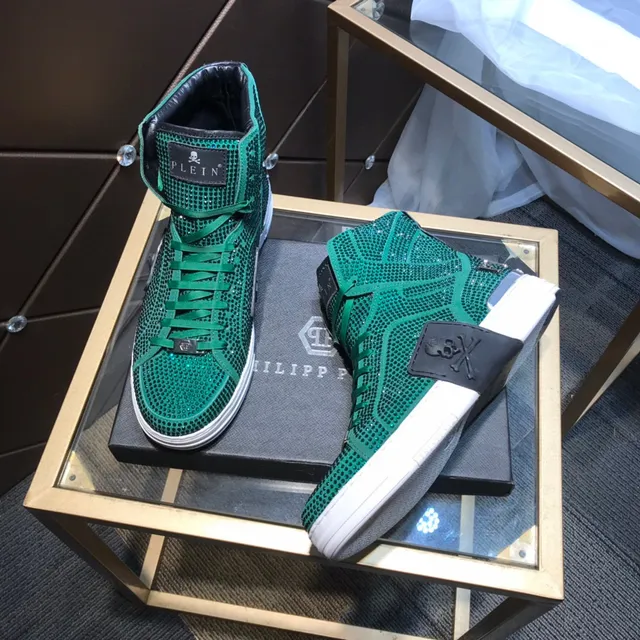 Philipp Plein Sneakers Lifestyle à Embellissement de Cristal Haut 8