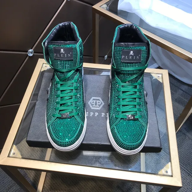 Philipp Plein Sneakers Lifestyle à Embellissement de Cristal Haut 9