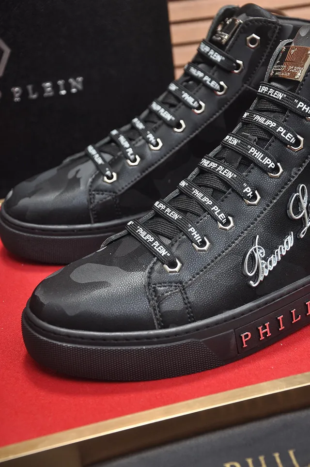 Philipp Plein Sneakers Lifestyle Hautes à Imprimer Camouflage 3
