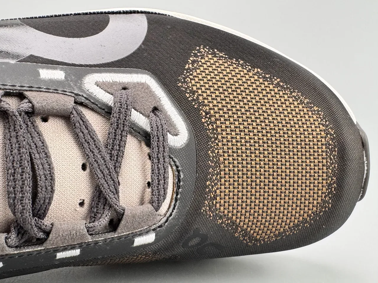 PLEASURES Black and White Lifestyle Sneakers 2