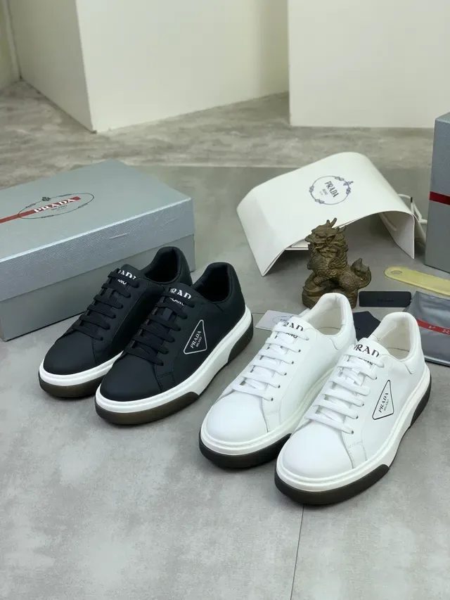 Prada Cloudbust Black and White Lifestyle Sneakers 2