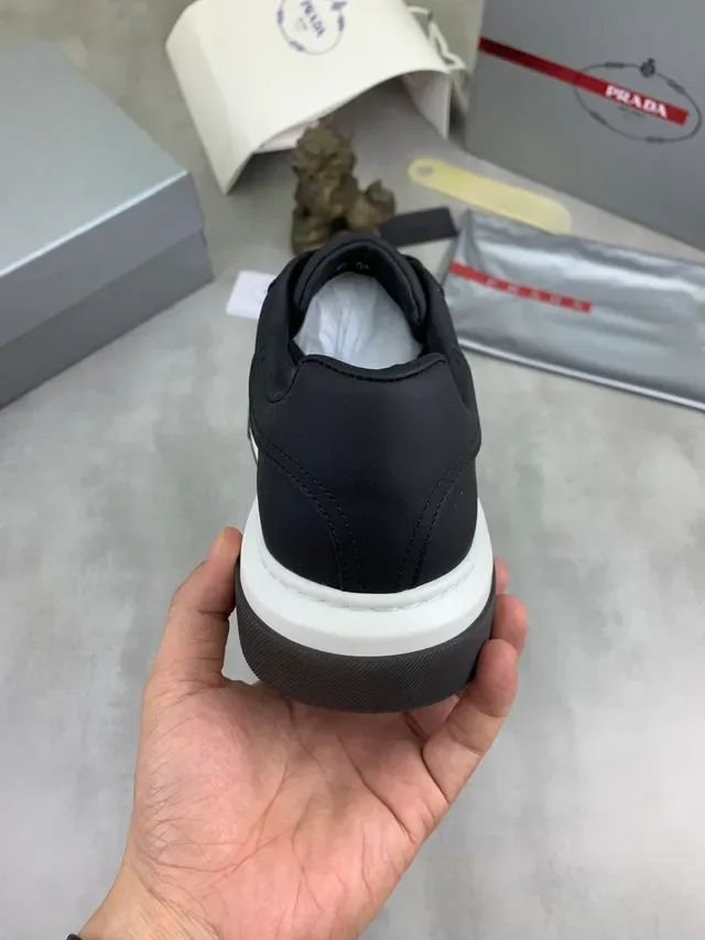 Prada Cloudbust Black and White Lifestyle Sneakers 4
