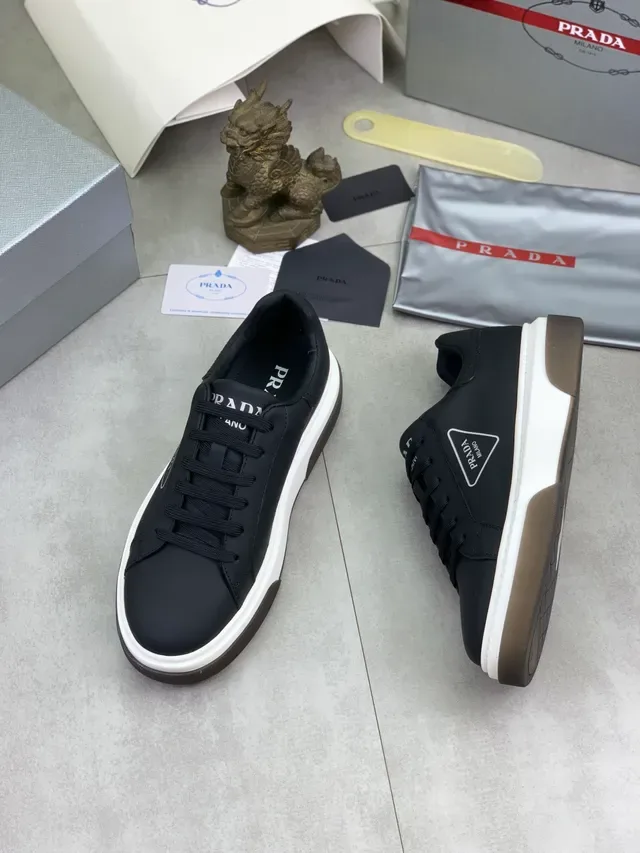 Prada Cloudbust Black and White Lifestyle Sneakers 6