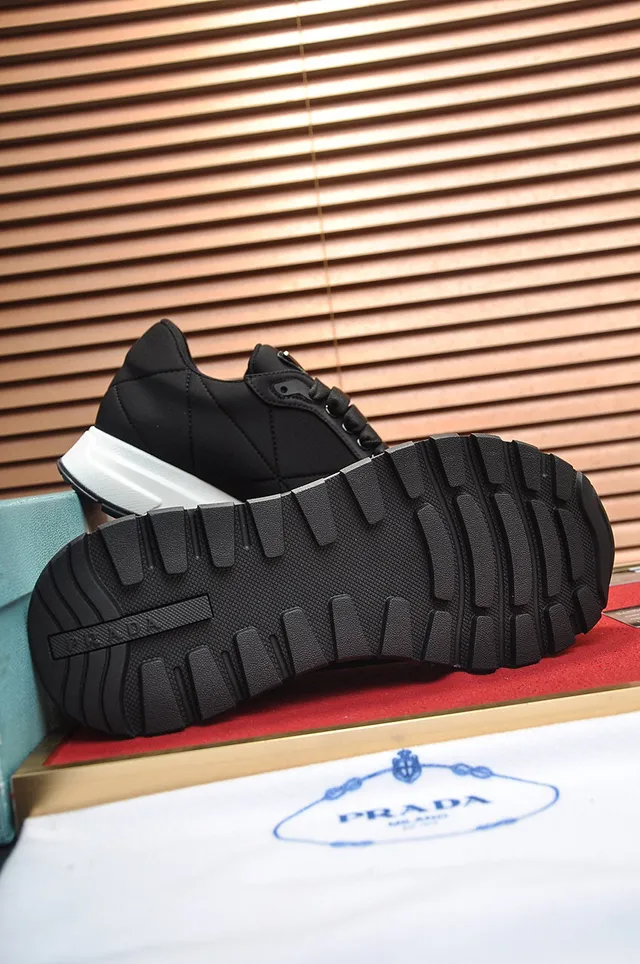 Prada Cloudbust Black Quilted Nylon Lifestyle Sneakers 2