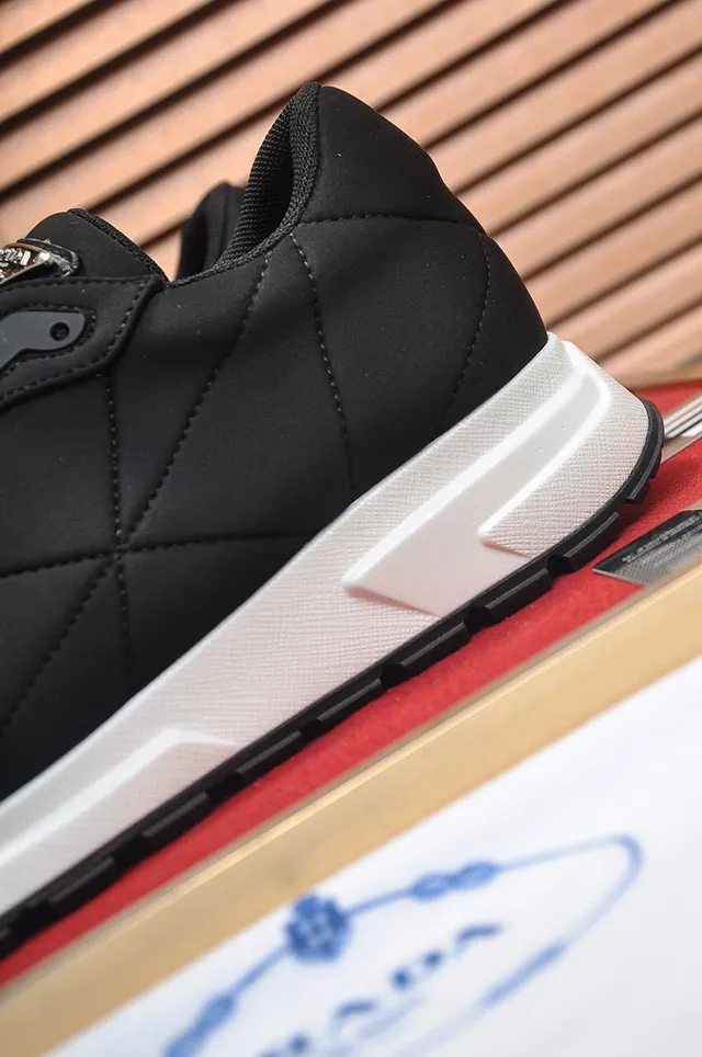 Prada Cloudbust Black Quilted Nylon Lifestyle Sneakers 3