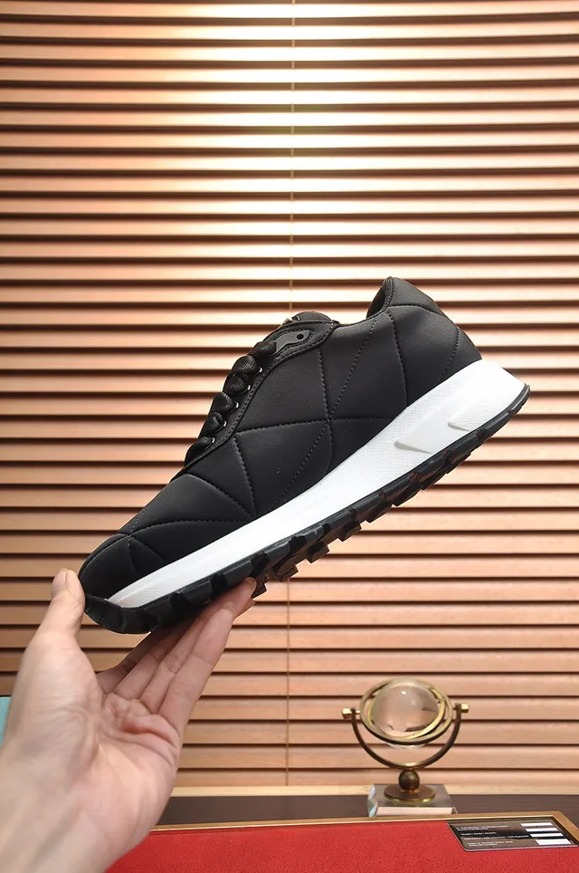 Prada Cloudbust Black Quilted Nylon Lifestyle Sneakers 6