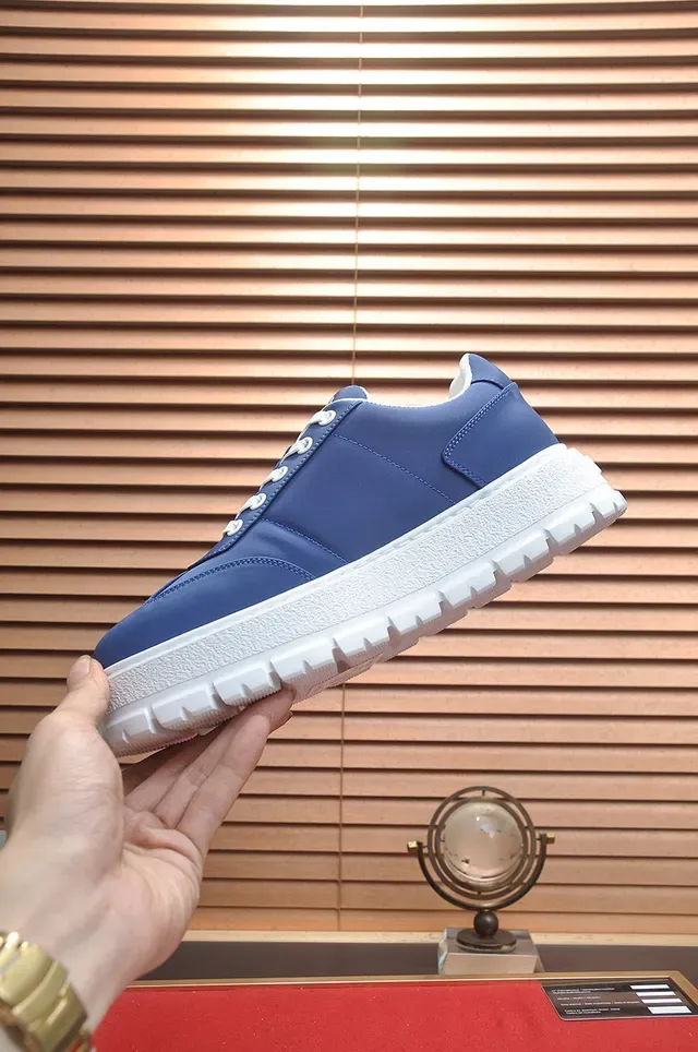 Prada Cloudbust Blue and White Lifestyle Sneakers 5