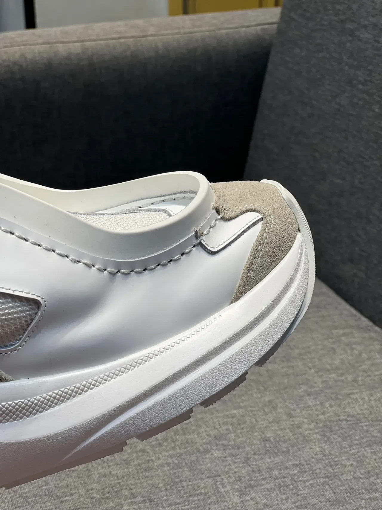 Prada Cloudbust White and Beige Chunky Sneakers 3