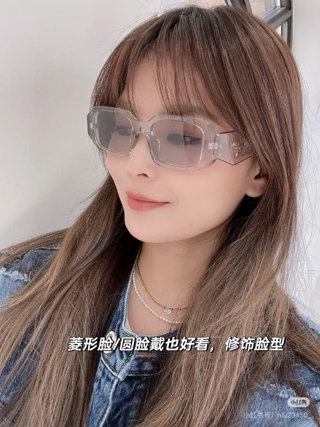 Prada Geometric Faceted Black Sunglasses 3
