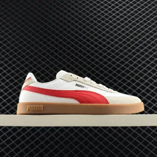 Puma Club II Era White Red Gum Skateboard Shoes