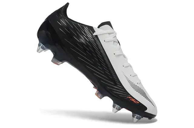 Puma F50 Sprintweb Black White Orange Firm-Ground Soccer Shoes 2