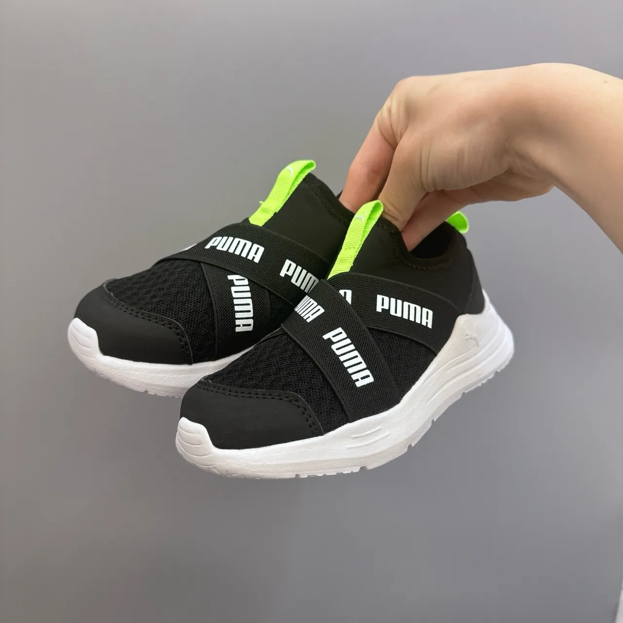 Puma Future Z Bleu Blanc Slip-On Sangle Élastique Double Chaussures Lifestyle 9