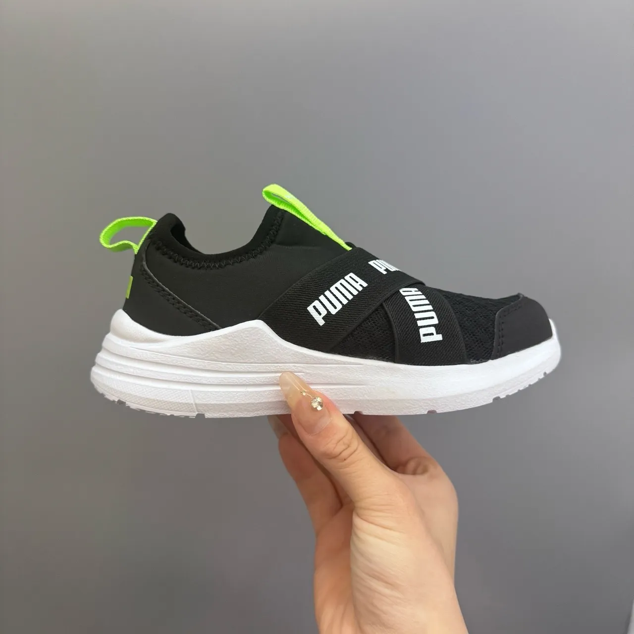 Puma Future Z Bleu Blanc Slip-On Sangle Élastique Double Chaussures Lifestyle 10