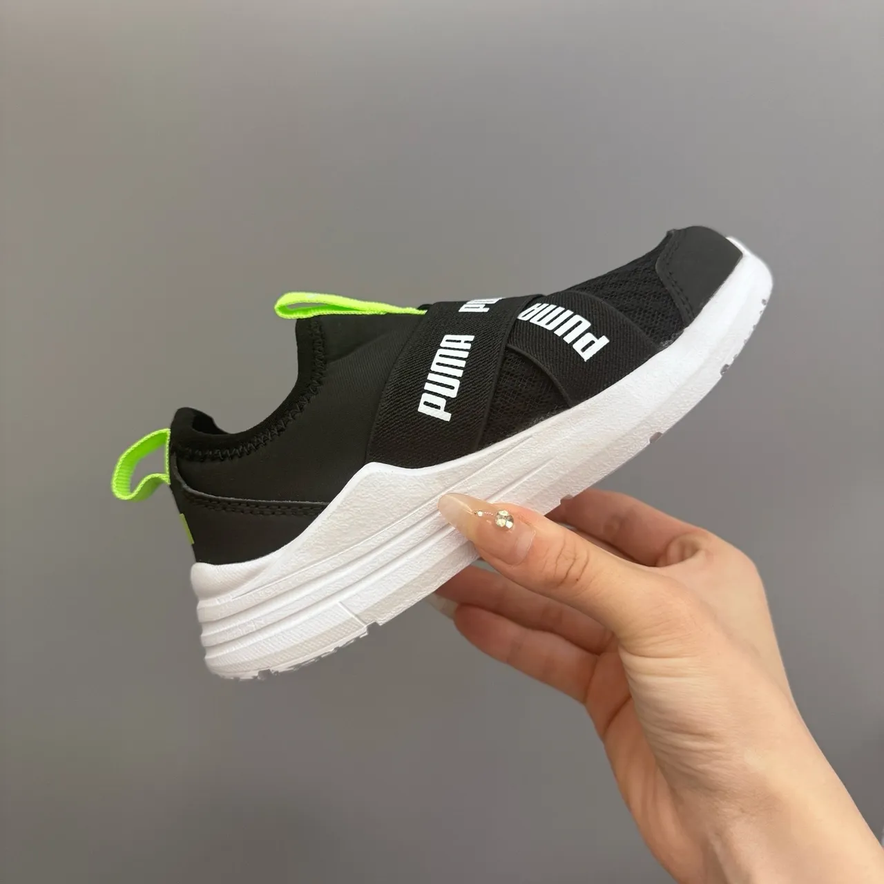 Puma Future Z Bleu Blanc Slip-On Sangle Élastique Double Chaussures Lifestyle 11