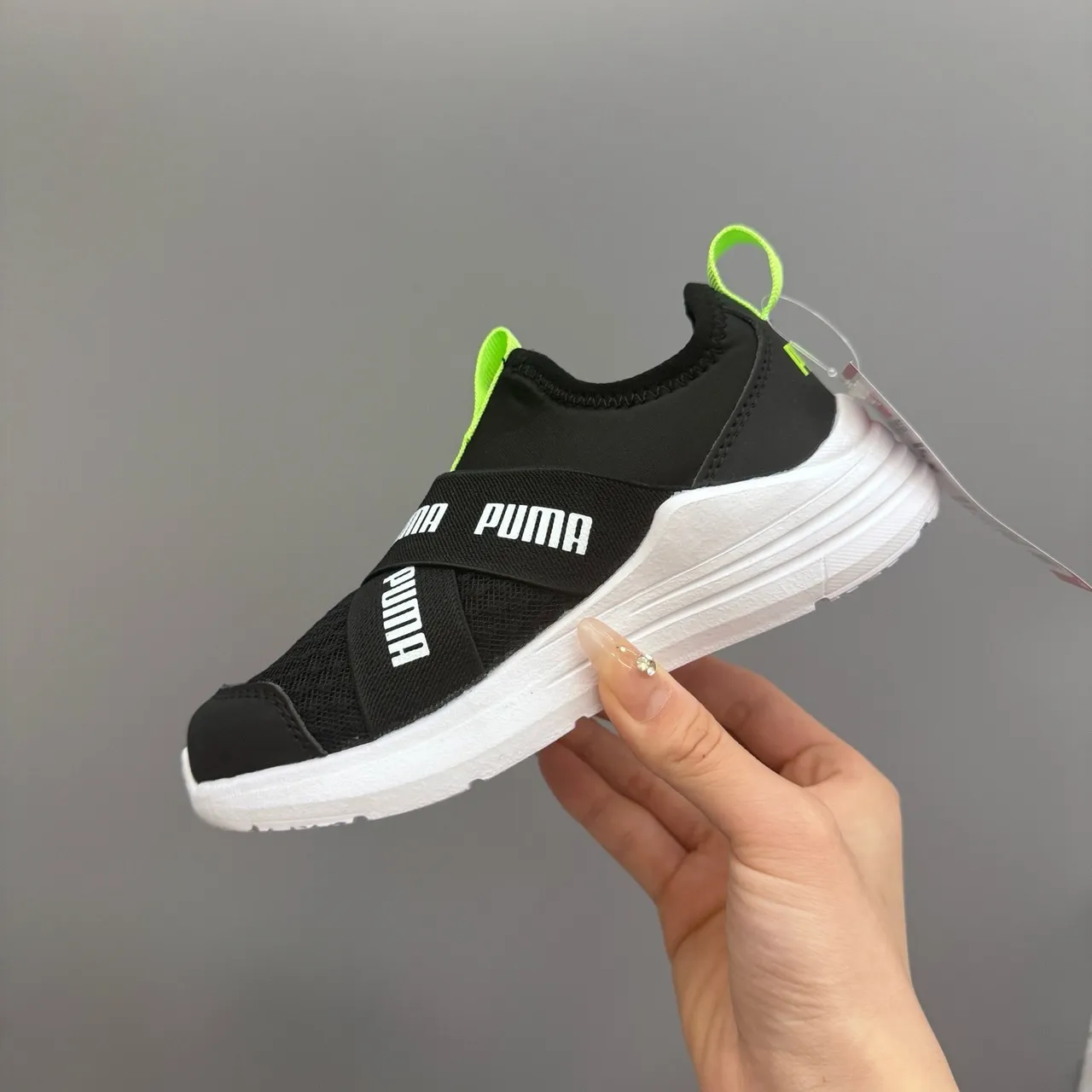 Puma Future Z Bleu Blanc Slip-On Sangle Élastique Double Chaussures Lifestyle 12