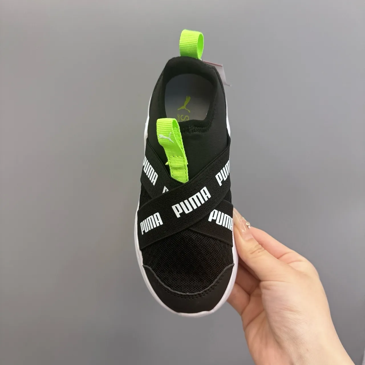Puma Future Z Bleu Blanc Slip-On Sangle Élastique Double Chaussures Lifestyle 13