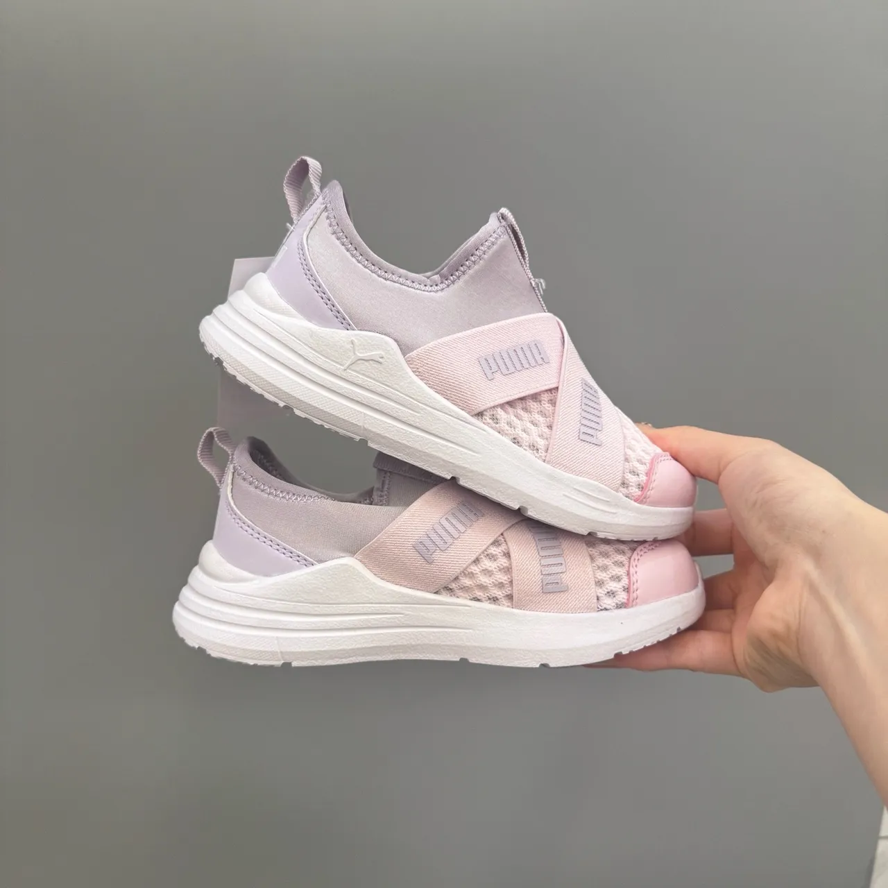 Puma Future Z Bleu Blanc Slip-On Sangle Élastique Double Chaussures Lifestyle 17