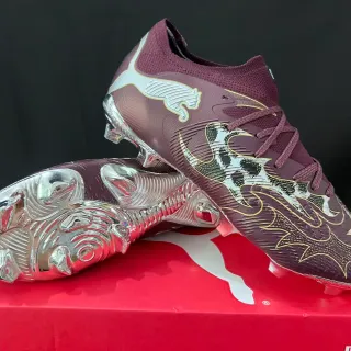 Puma Future Z Burgundy Flame Metallic Firm-Ground Soccer Shoes