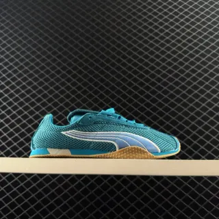 Puma H-Street Teal Mesh Low-Top Lifestyle Sneakers