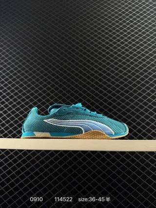 Puma H-Street bleu sarcelle maille low-top lifestyle sneakers 2