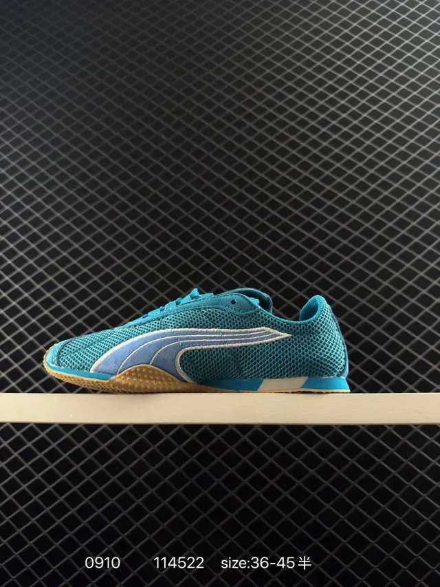 Puma H-Street bleu sarcelle maille low-top lifestyle sneakers 5