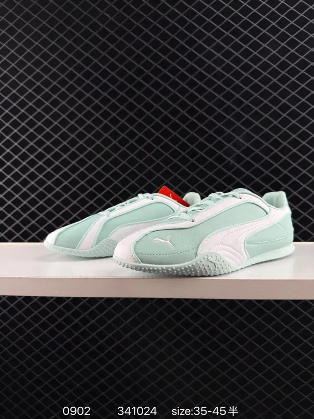Puma Speedcat OG Vert Menthe et Rose Sneakers Lifestyle 4