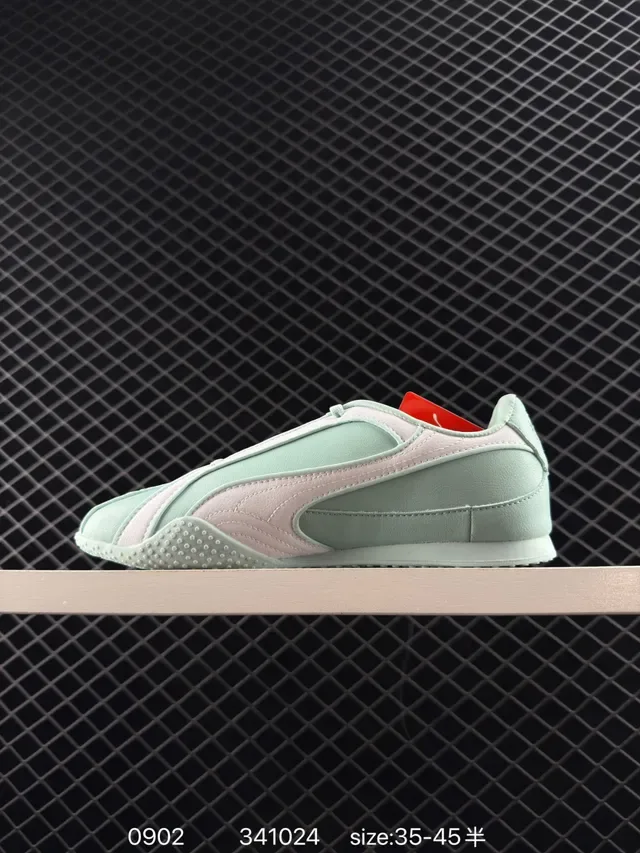 Puma Speedcat OG Vert Menthe et Rose Sneakers Lifestyle 7