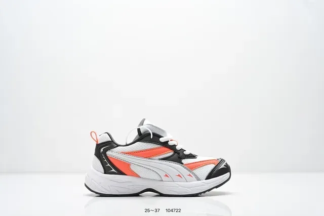 Puma Branco Rosa Grosso Midsole Camadas Sobreposições Sintéticas Tênis Lifestyle 2