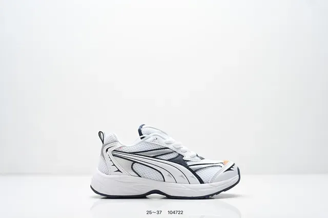 Puma Branco Rosa Grosso Midsole Camadas Sobreposições Sintéticas Tênis Lifestyle 5